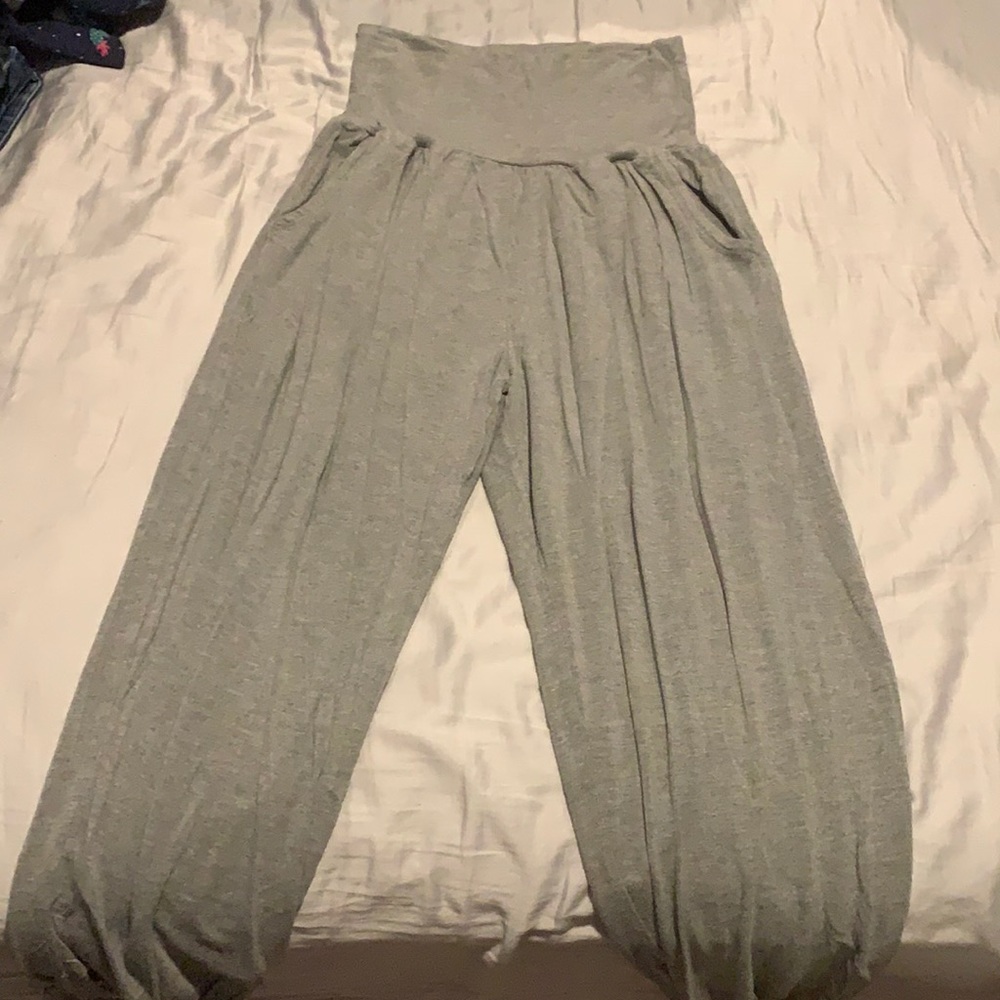 Aerie Gray Harem Joggers